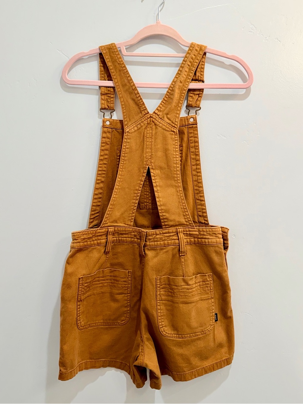 prAna Sancho Shortalls Shorts Overalls Women’s XS Antique Bronze Copper Brown - Picture 8 of 13